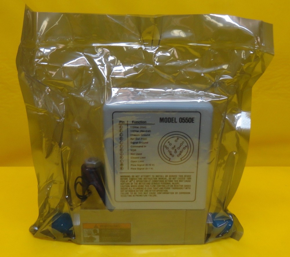 Brooks Instruments 0550EB25H1EA Mass Flow Controller MFC 0550E 200 SLM H2 New