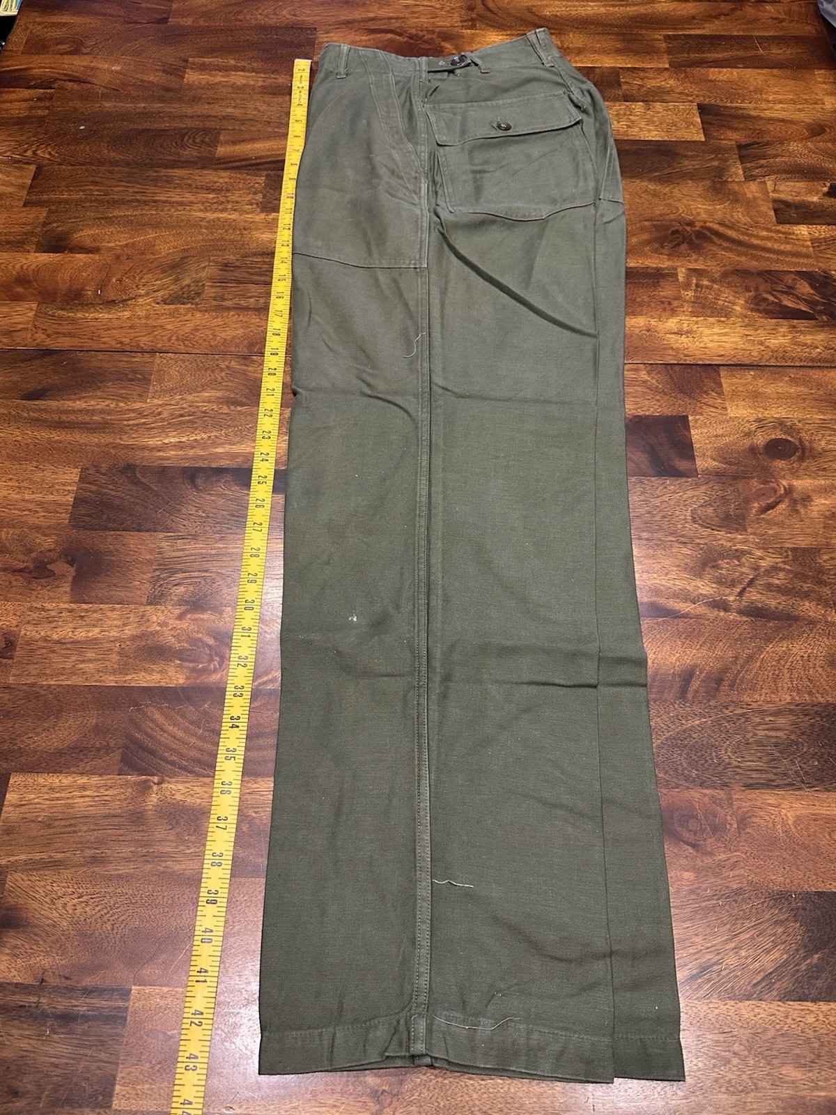 Korean War Era Fatigues HBT Herringbone Twill Shirt + Trousers & Belt