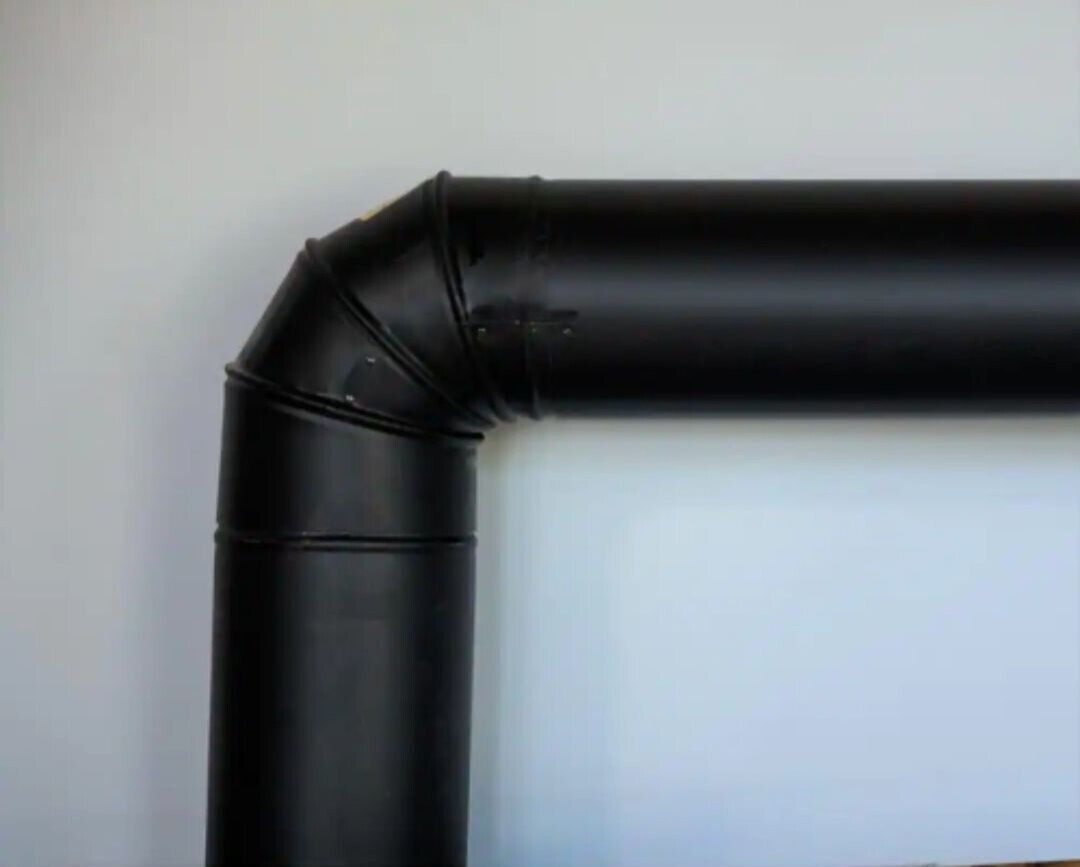 6" Inch 90 Degree Stove Pipe Elbow Adjustable for Wood Burning Stoves New