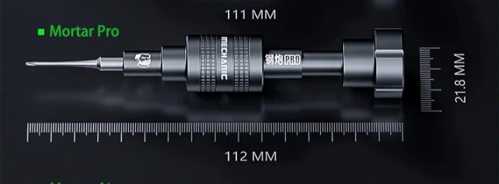 Mortar PRO, TORQUE Screwdriver, + 2.5 Phillips ANTI-SLIP Mechanic
