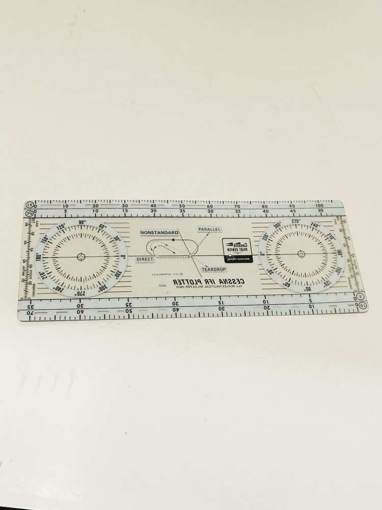 Cessna Pilot Center Soft Shell Case, Training Workbook, Plotter & Fuel Tester