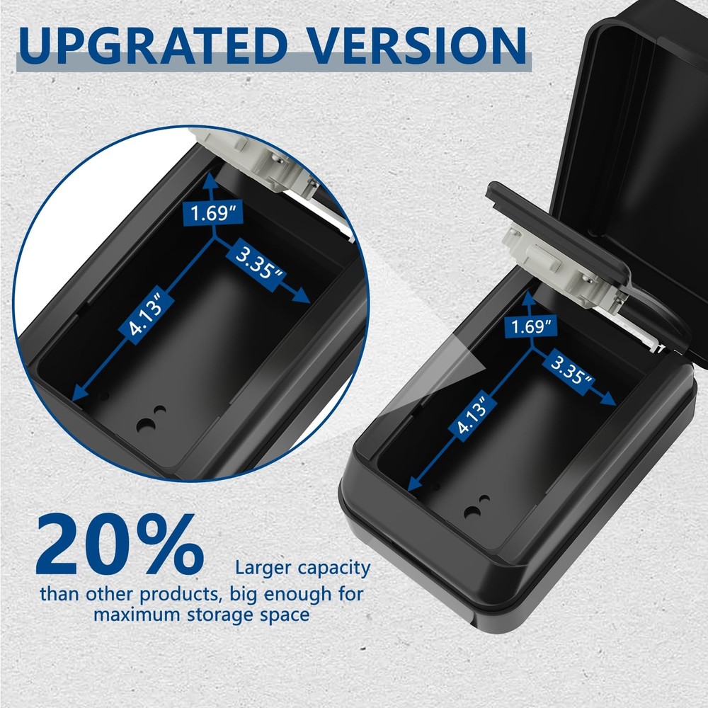 Car Window Lock Box for Turo, Key with Labeling