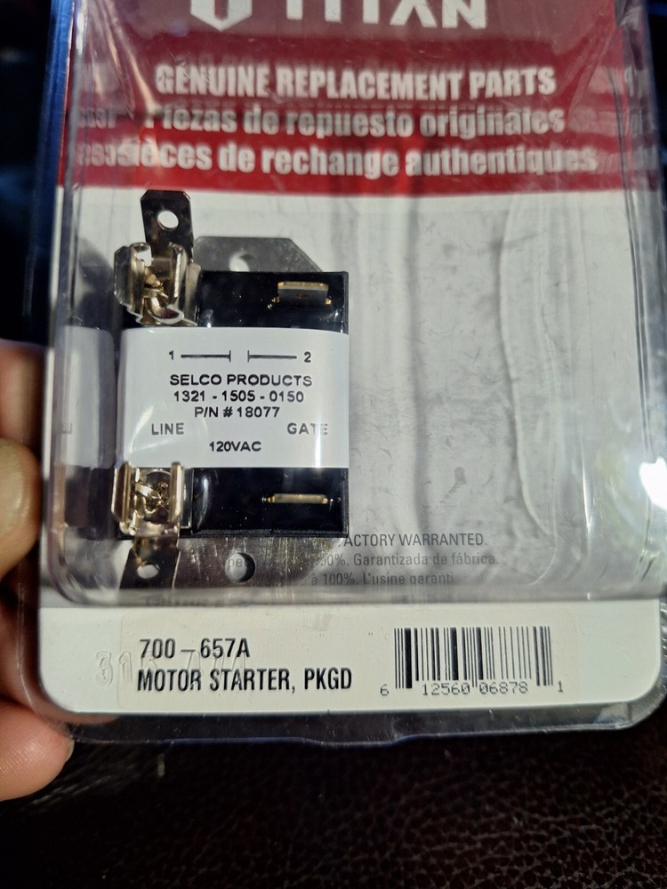 Titan 700-657A Motor Starter