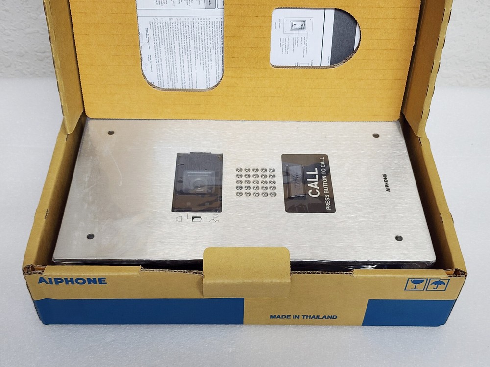 New Aiphone IX-DF IP Addressable Flush Mount Video Door Station