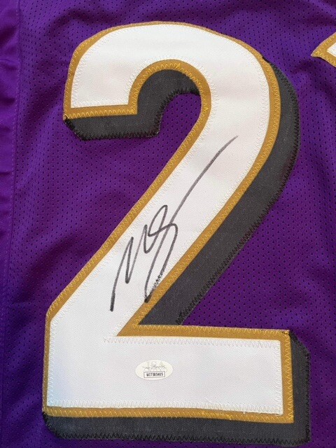 Willis McGahee Autographed Signed Baltimore Ravens Pro Style Jersey JSA COA