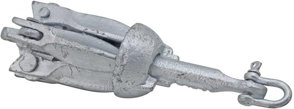 BoatTector 1.5 lbs Folding Galvanized Anchor - Perfect for Small Craft