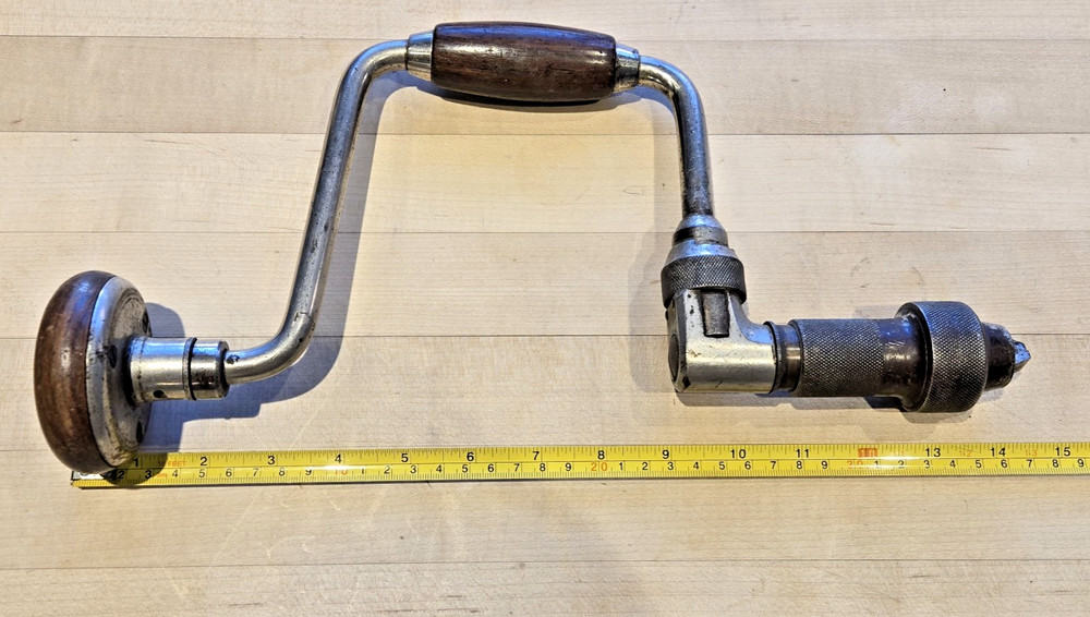Ratcheting SAMSON Hand Brace Auger #8010A
