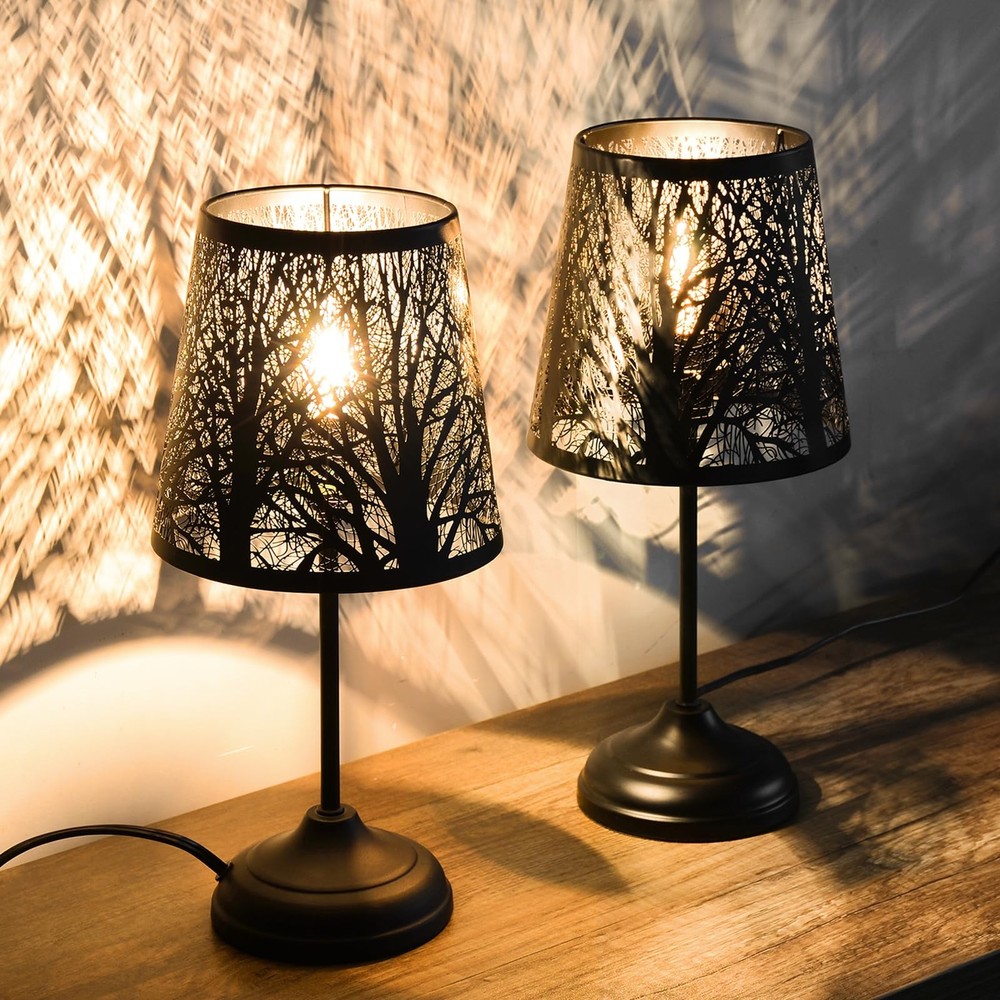 2 Pack Table Lamp 14.17 x 6.69 x inches, Touch Switch-2