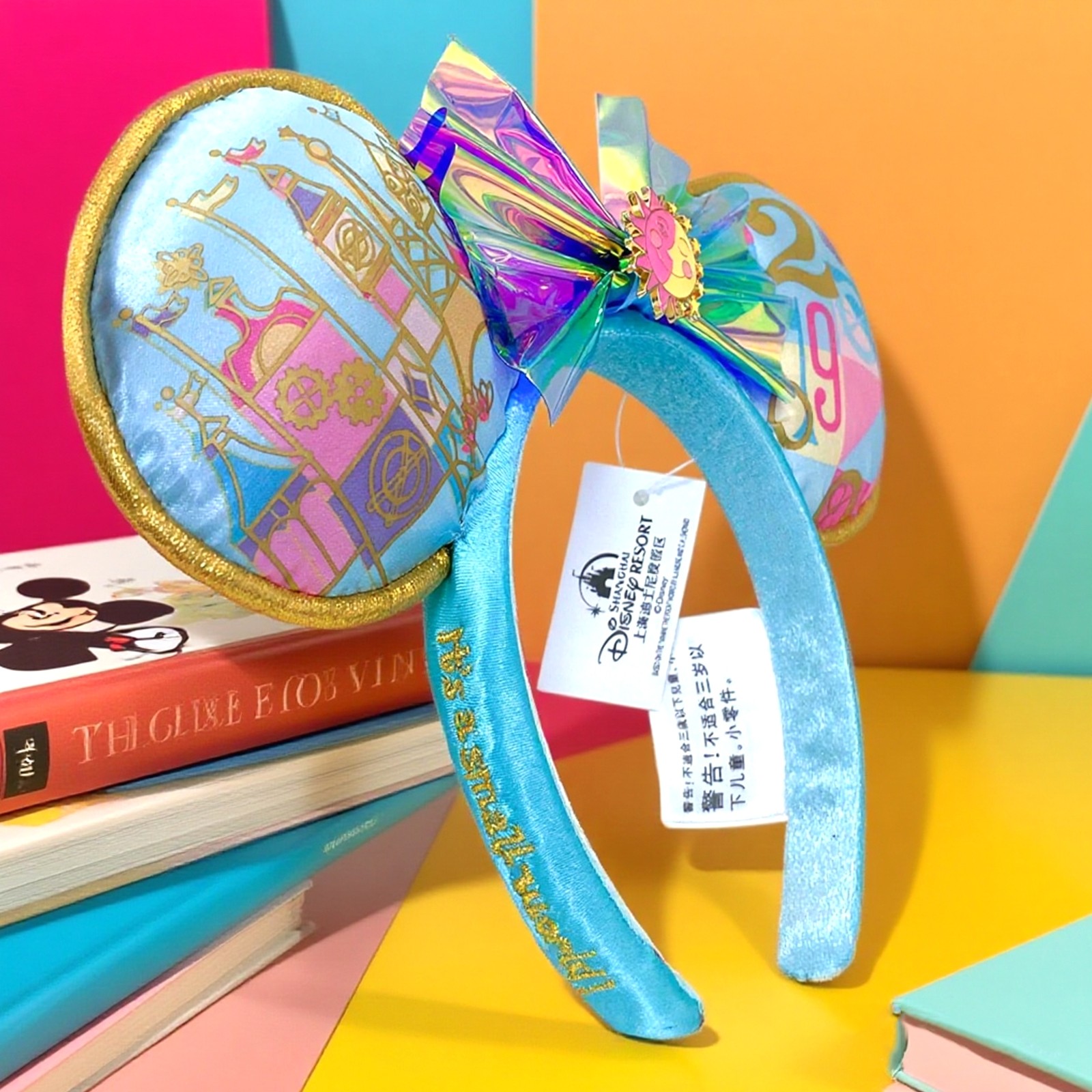 It’s a Small World Paris Minnie Mouse Ears Disney Parks Headband 2025