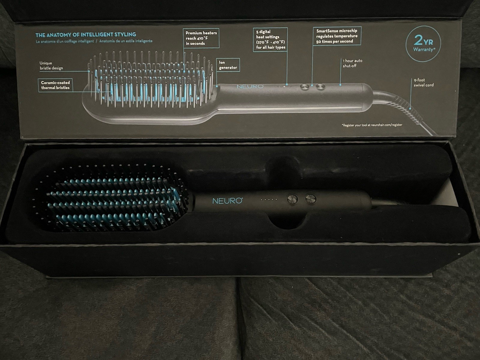 Neuro Sleek by Paul Mitchell Smoothing Hot Brush: Detangle & Straighten in One