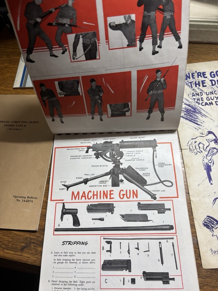 WW2 Manuals & Paper Lot