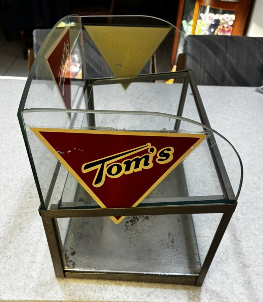 Toms Glass Peanut or Cracker Display