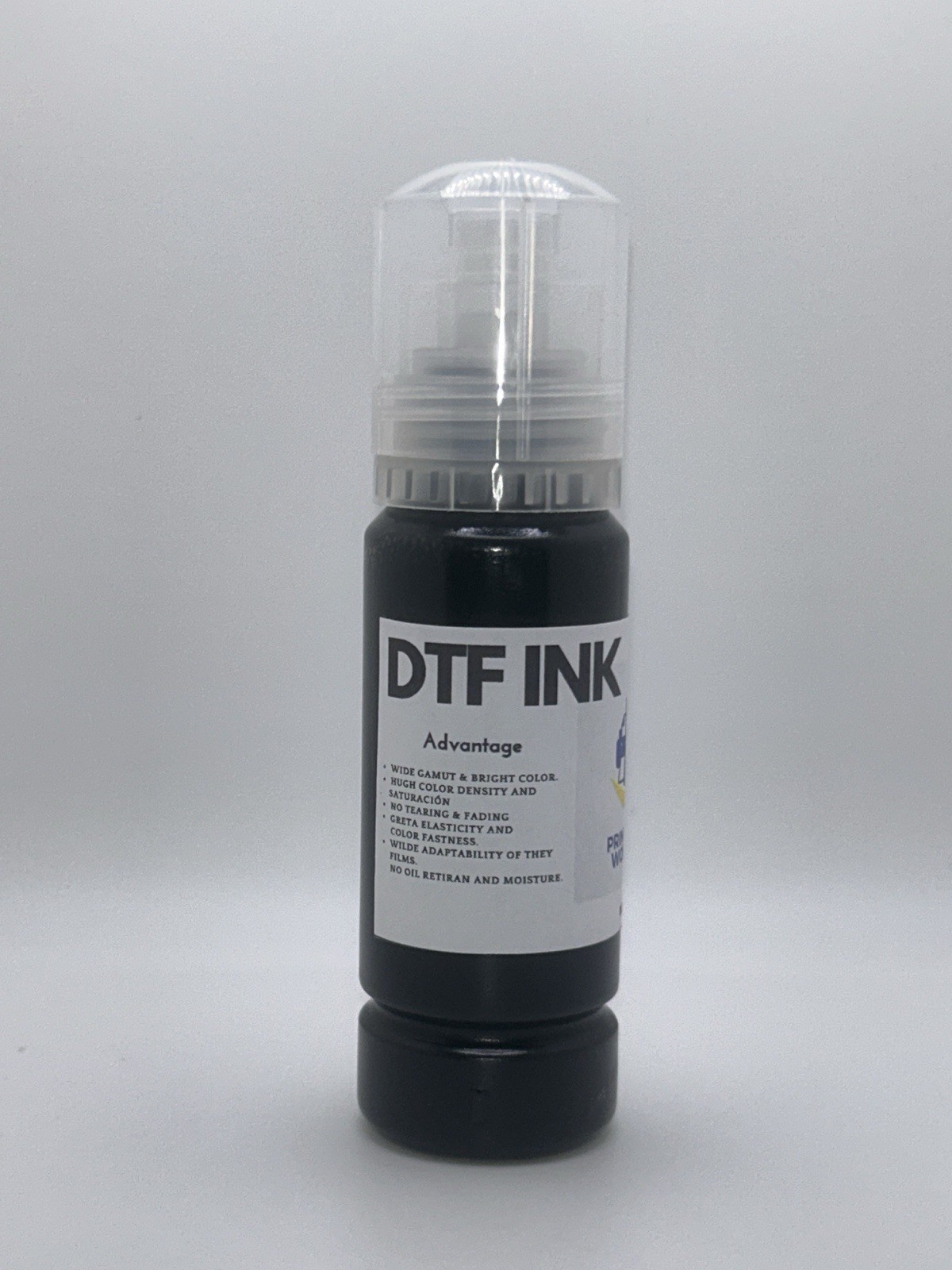 DTF Ink Compatible With Epson Printer, Digital Transfer Film bottles CMYK+W NEW