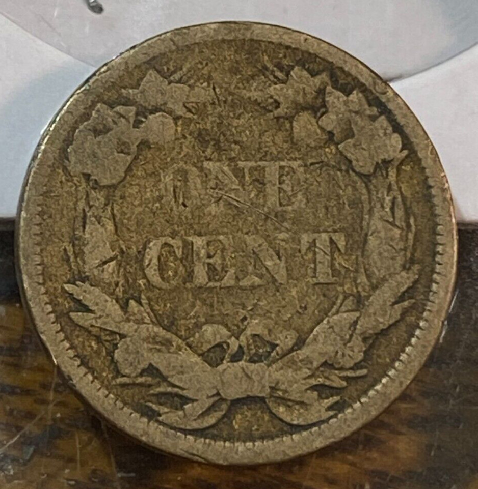 1858 Small Letters Flying Eagle Cent Nice Original VG CHRC
