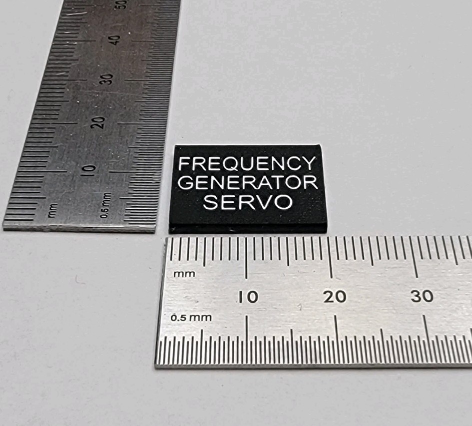 Technics Turntable Frequency Generator Servo Badge Premium Silver With Adhesive