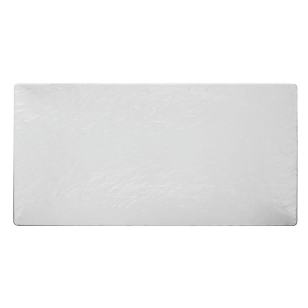 HUBERT® Serving Tray White Textured Melamine - 20" L x 10" W