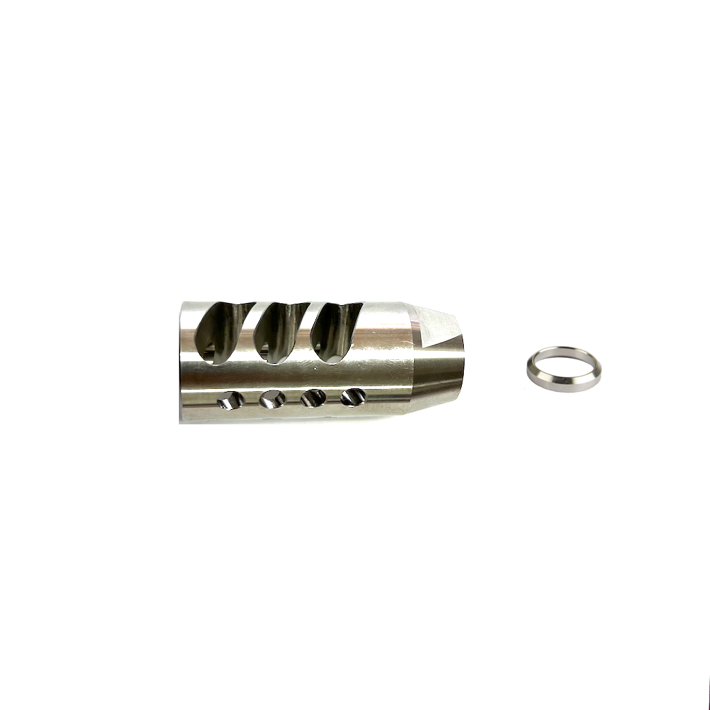 Stainless Steel .308 /308 Competition Muzzle Brake 5/8x24 Thread w/ Washer U.S.