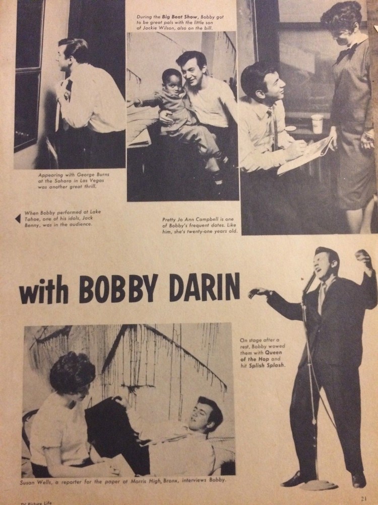 Bobby Darin, Full Page Vintage Clipping
