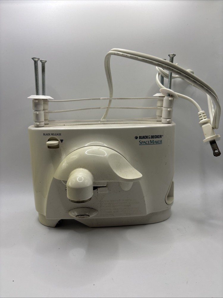 BLACK & DECKER Spacemaker Under Counter Can Opener White With Mounting Hardware