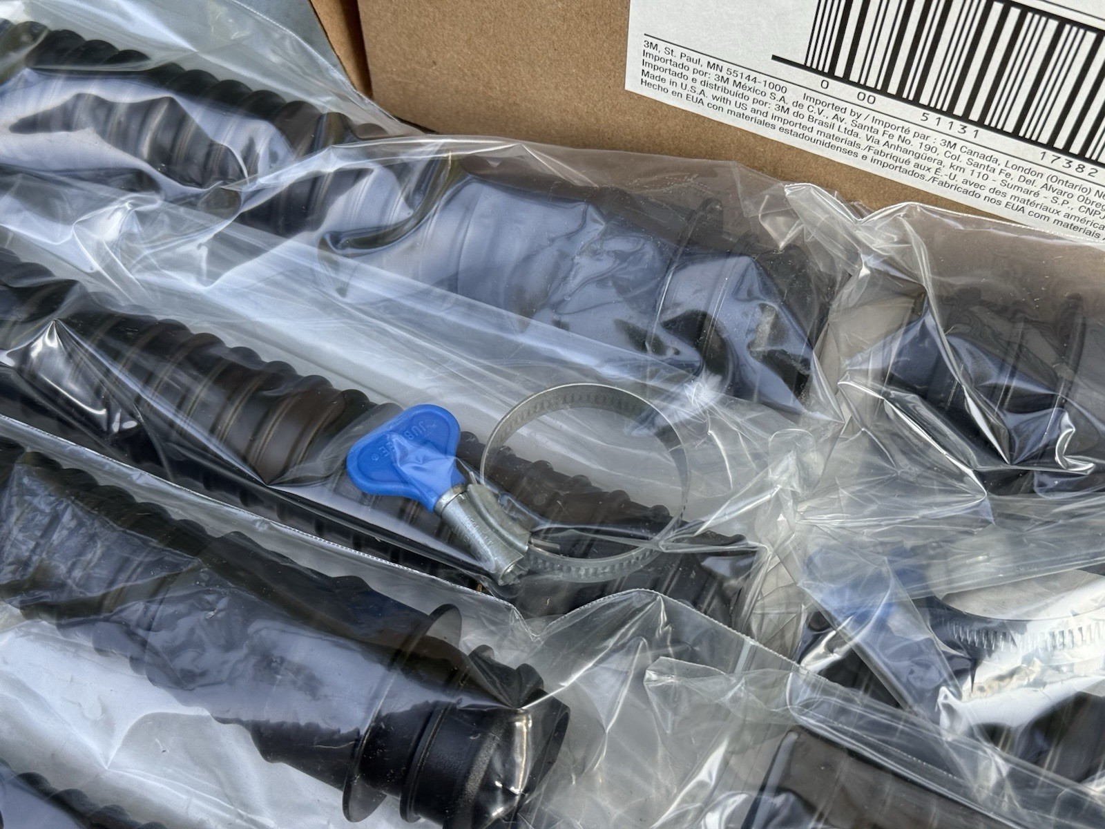 Pack Of 4 - 3M H-120 PAPR Respirator Breathing Tube Connection Adapter *New