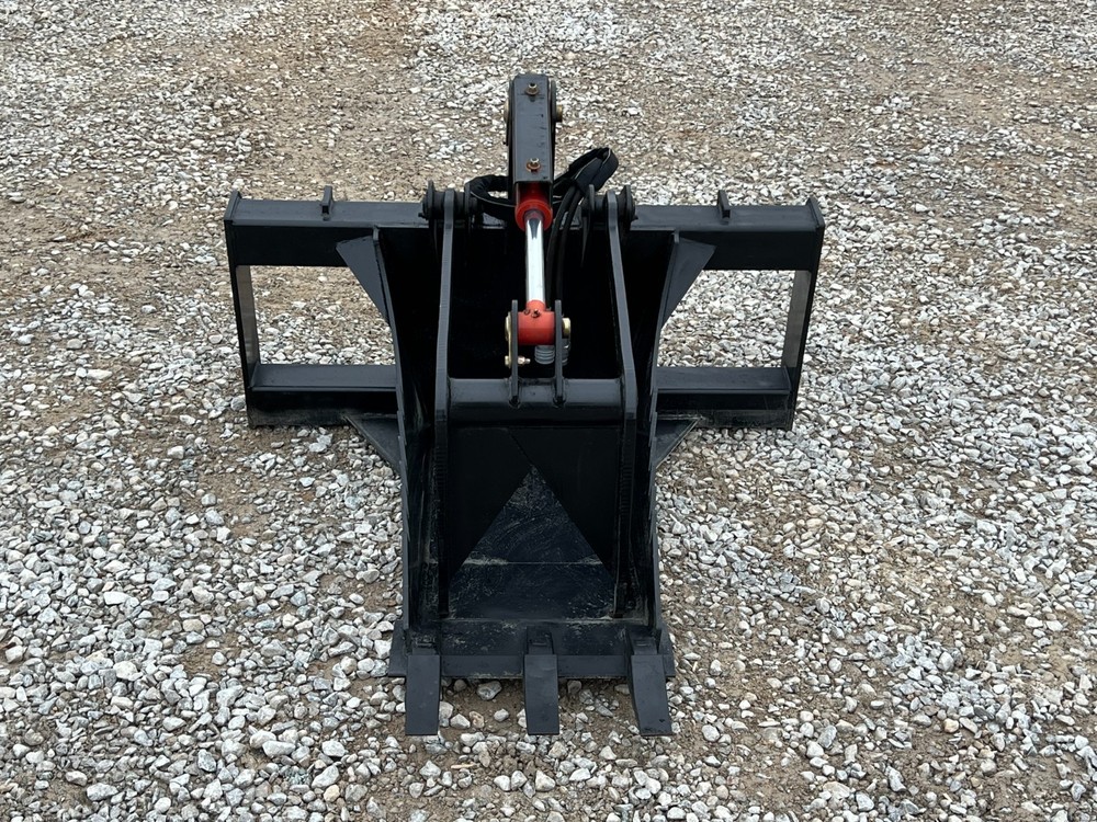 Stump Grapple with Teeth Attachment Heavy Duty Fits Skid Steer Quick Attach