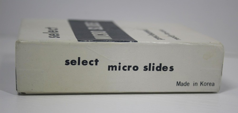Select Micro Branded Microscope Slides Partial Box Vintage