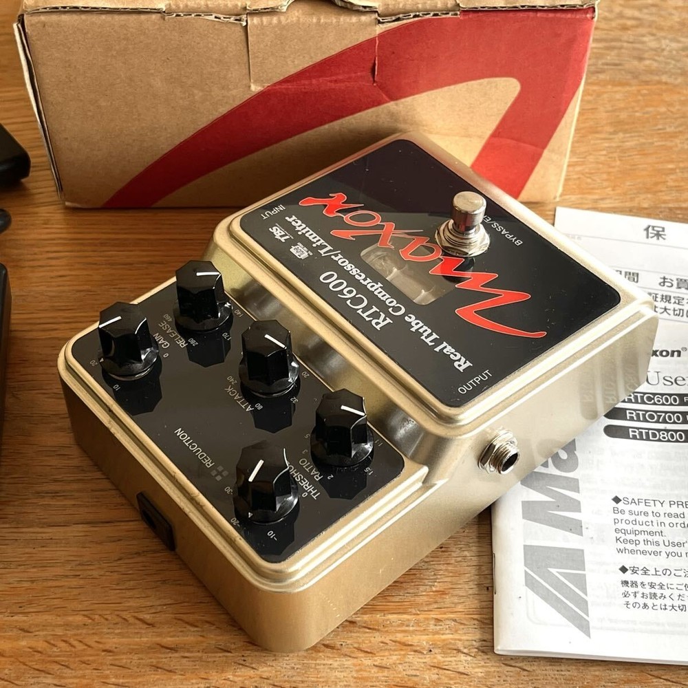 Maxon RTC-600 Compressor Limiter Audio Dynamics Processor Vintage Used