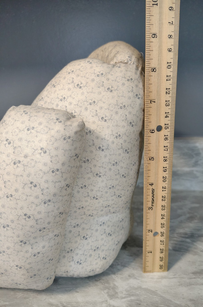 Vintage Handmade Plush Cat Large Doorstop