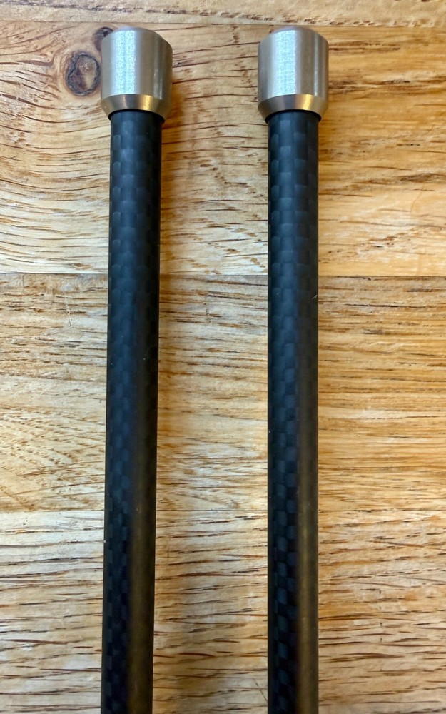 Custom Angling Solution Precision Point Carbon Snag Ears + Custom Carbon Bobbins