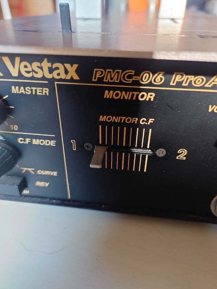 Vestax PMC-06 A Pro DJ Mixer Controller All Function Only Main Unit Power On Ok