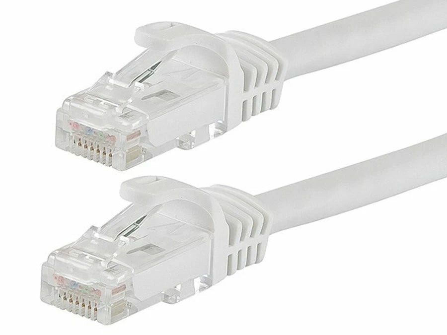 2 Patron Cat6a Ethernet Network Patch Cable RJ45 23AWG 600Mh Solid Copper Wire