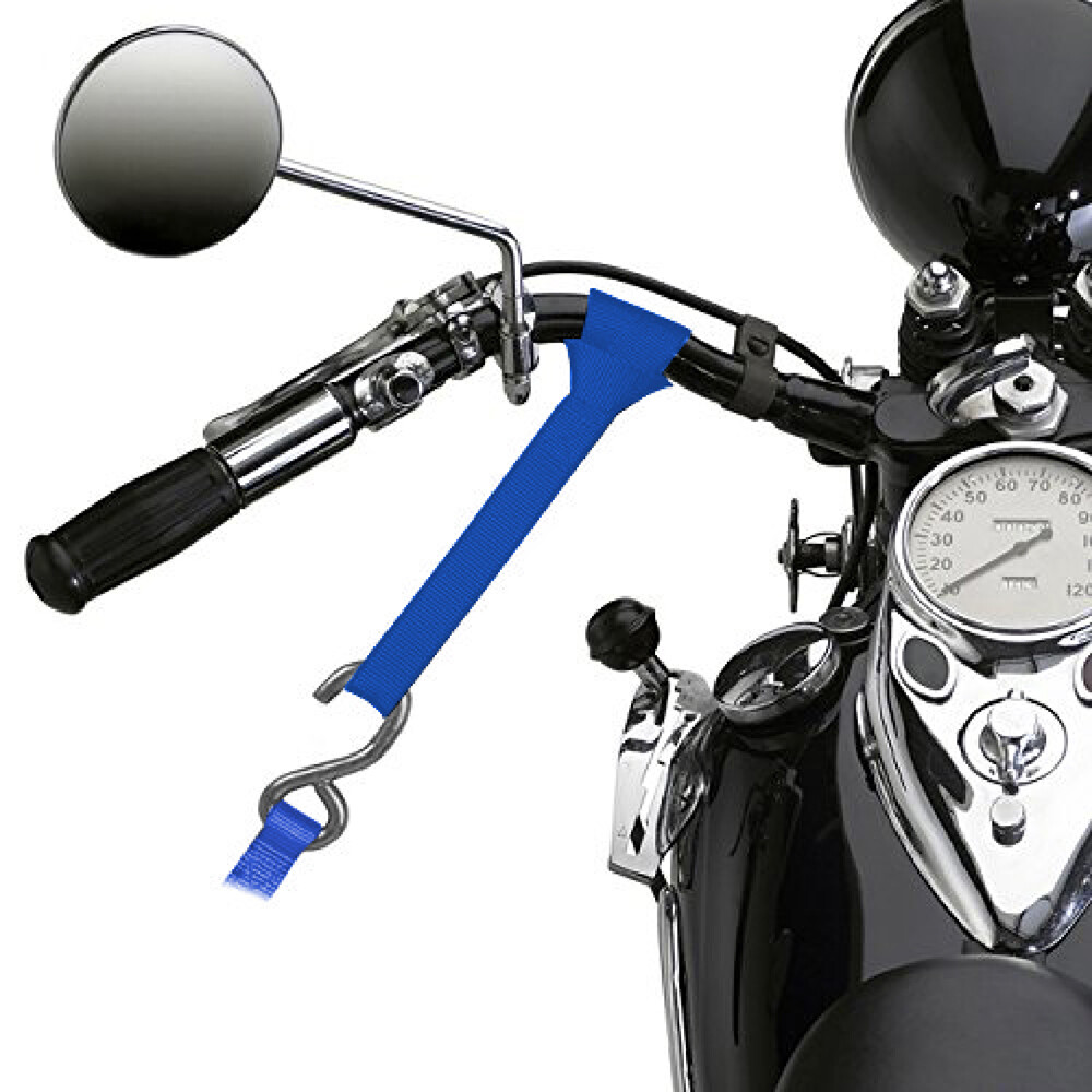 6 Pack Soft Loop Tie Down Straps 4500 Lbs Breaking Strength For Securing ATV UTV