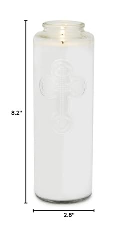 Root Candles Prayer Clear Glass Devotional 7-Day 1-Count, Meditation