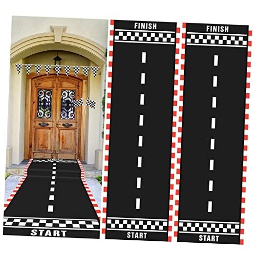 10 Feet Long Racetrack Floor Running Racer Party Decoration Mat Fold Race 2