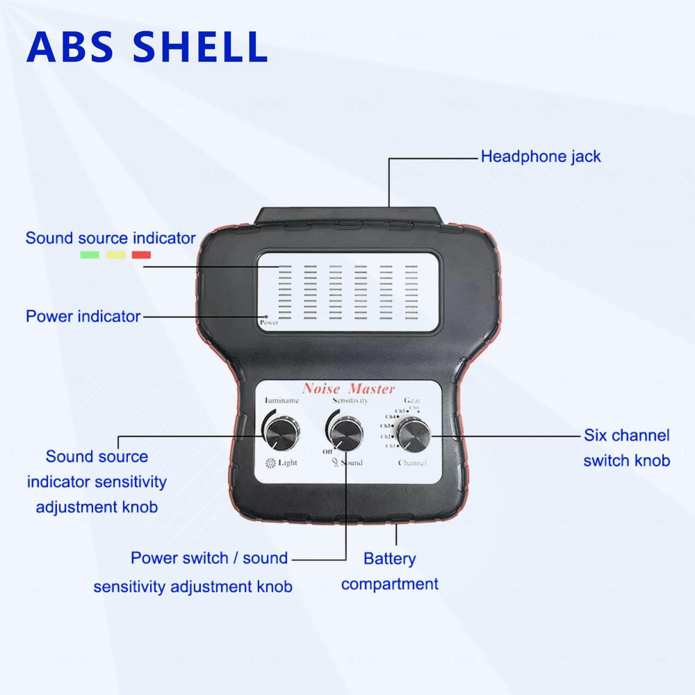 Chassis Ears Electronic Stethoscope Diagnostic Kit with Headphones, Electronic E