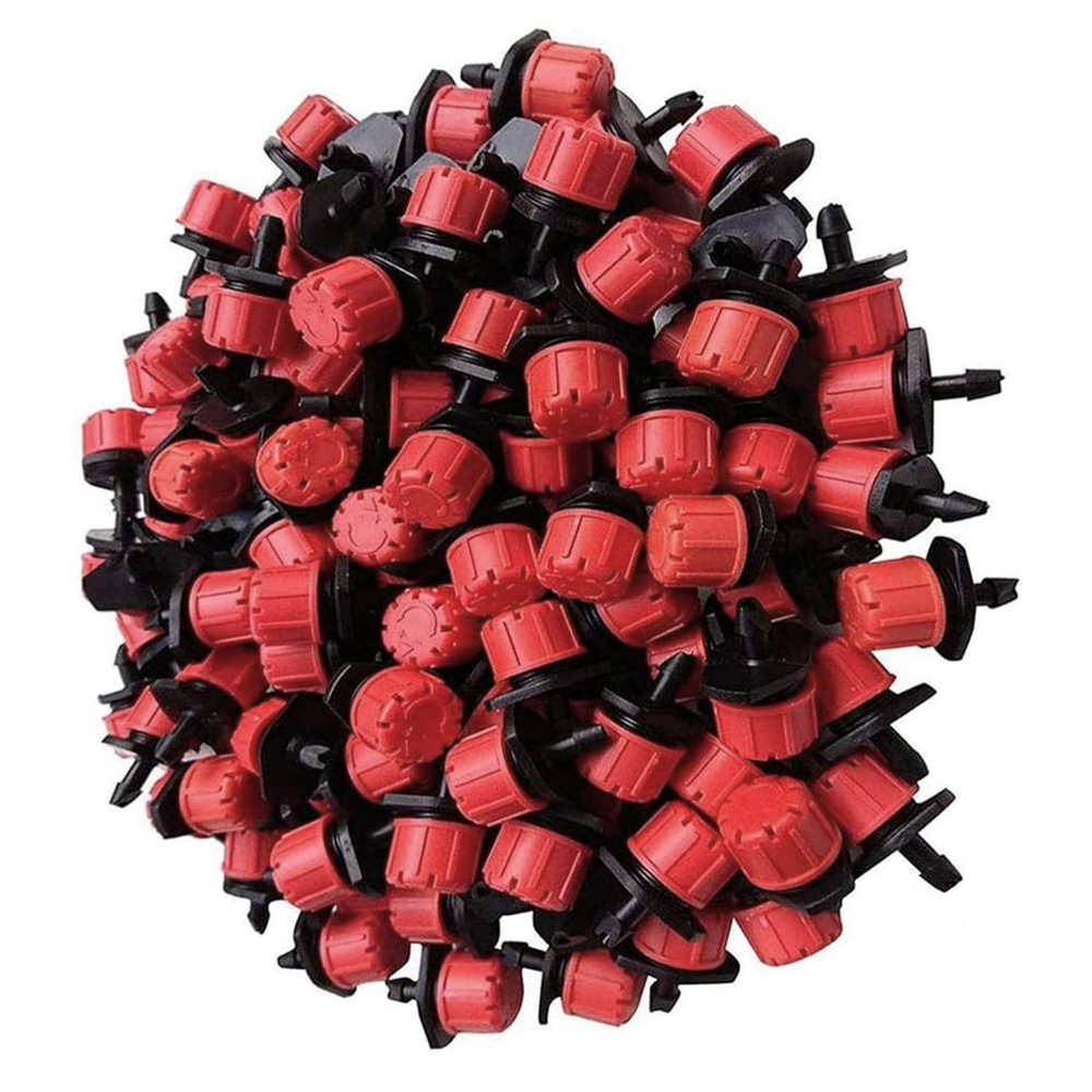 200* Adjustable Drip IrrigationWatering Nozzles Heads Support Automatic Cleaning