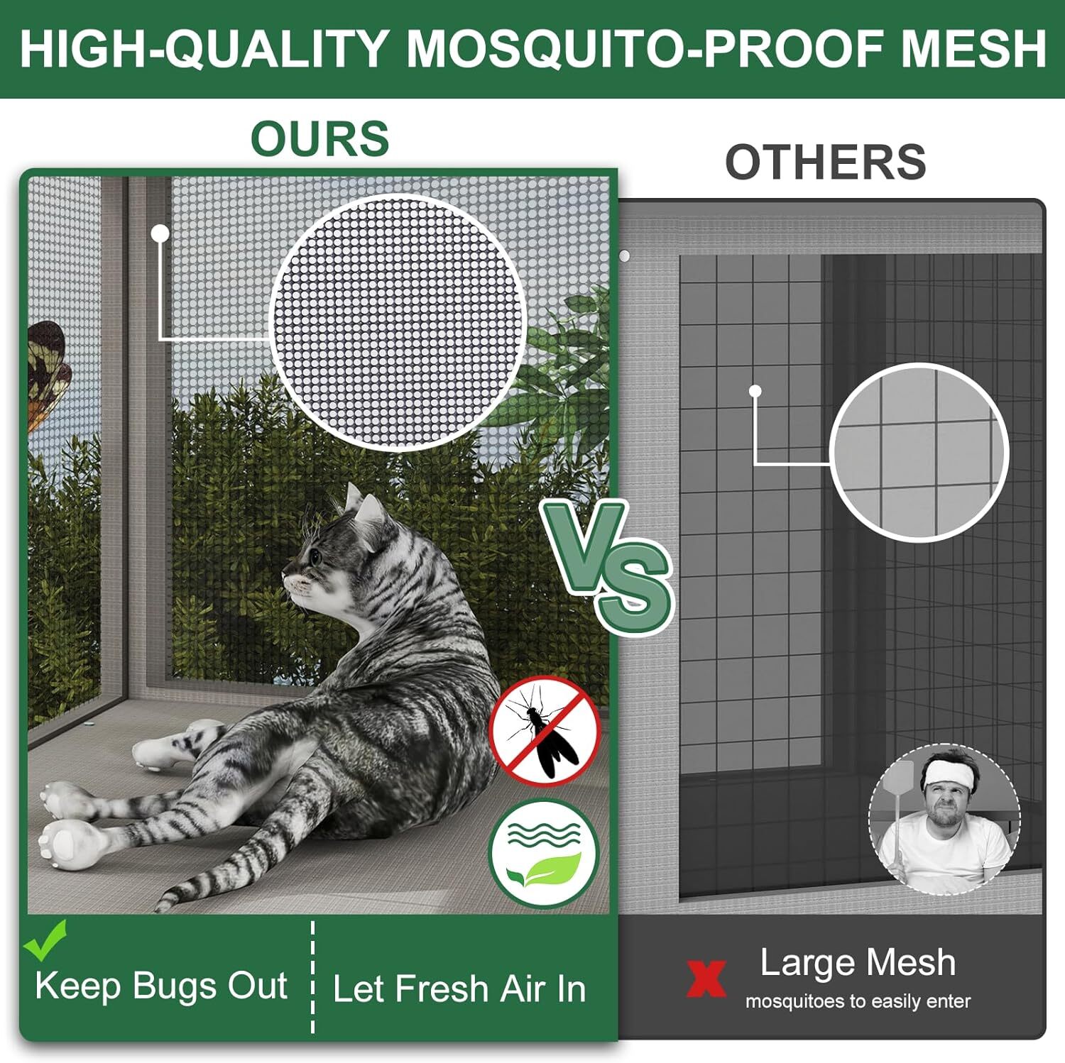 Petscosset Cat Catio Expandable Window Box Enclosure for Multiple Indoor Cats