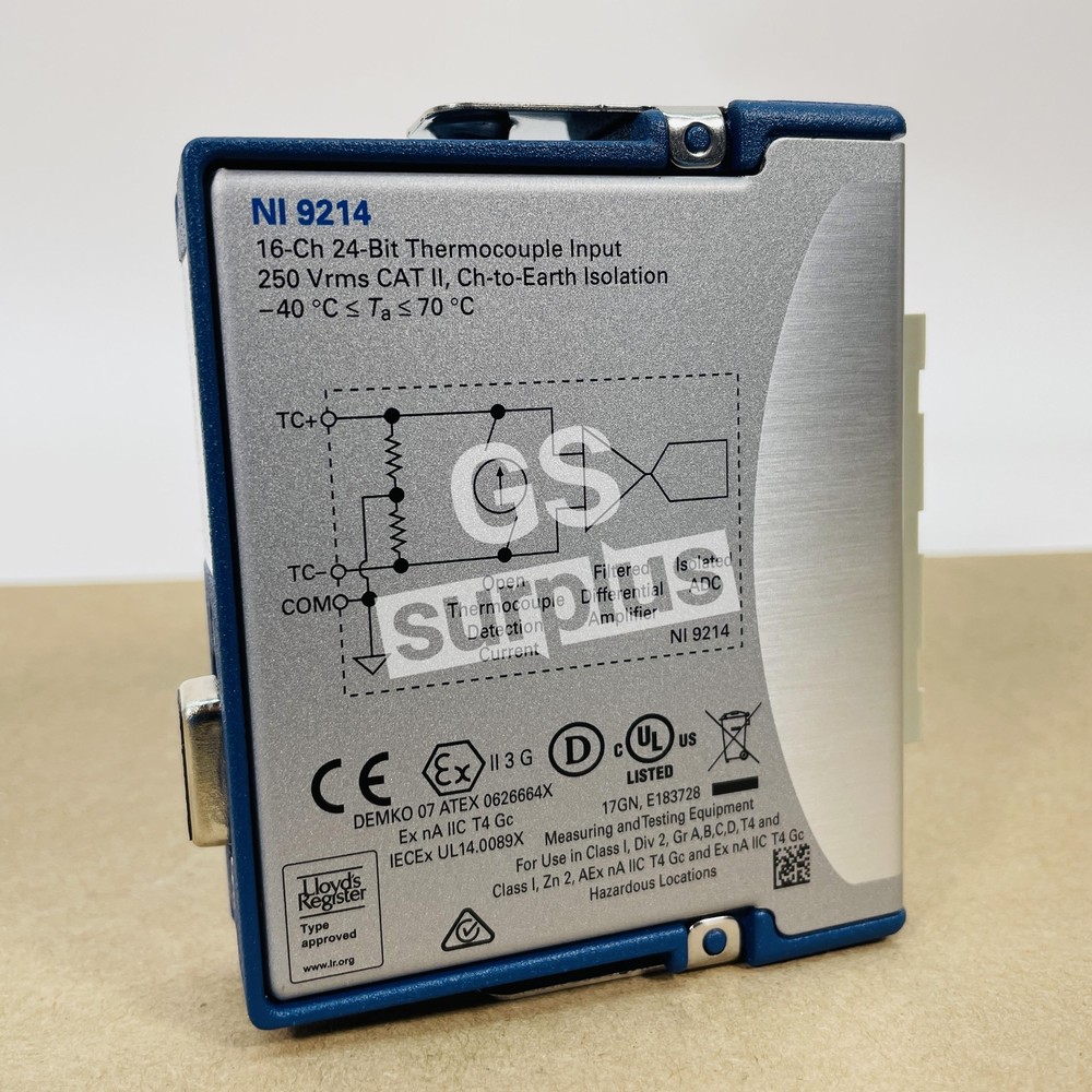 NATIONAL INSTRUMENTS NI 9214 thermocouple input module (New no box)