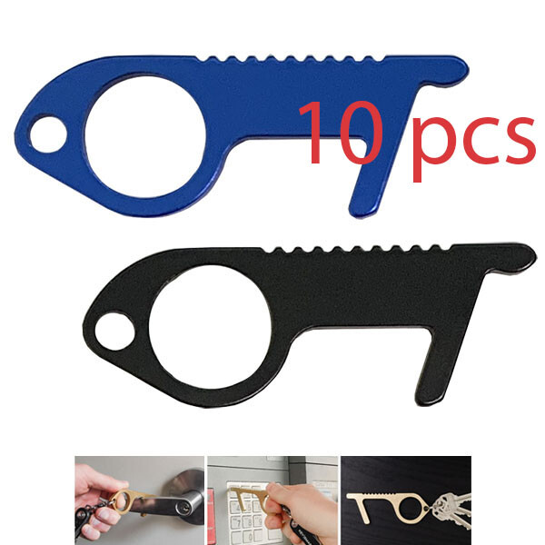 10 pcs Metal No Touch Tool