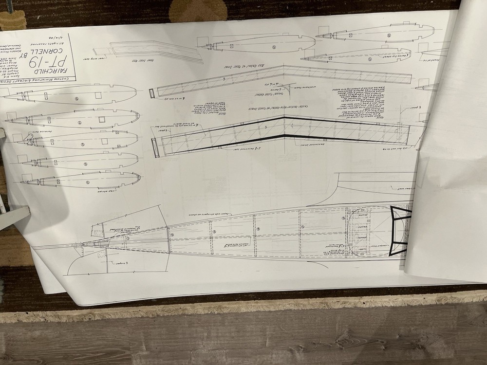 Ryan PT 19 Giant Scale Plans
