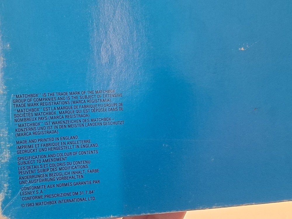 Retro Matchbox Stacking Anchor Boxed 1983 LL-4700