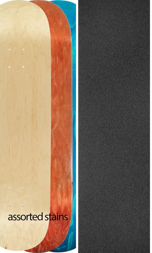 Blank Skateboards Topshelf Blank 8.12" Skateboard Deck + griptape