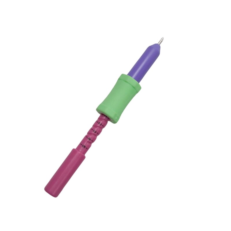 Adjustable Embroidery Pen with 2.2mm Needle Tip and Threader Punching Needle Set