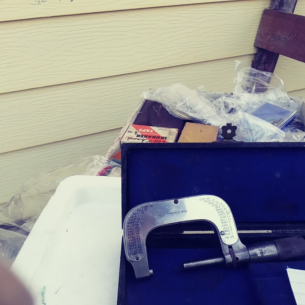 Made in Germany precision micrometer 1-2 inch antique original