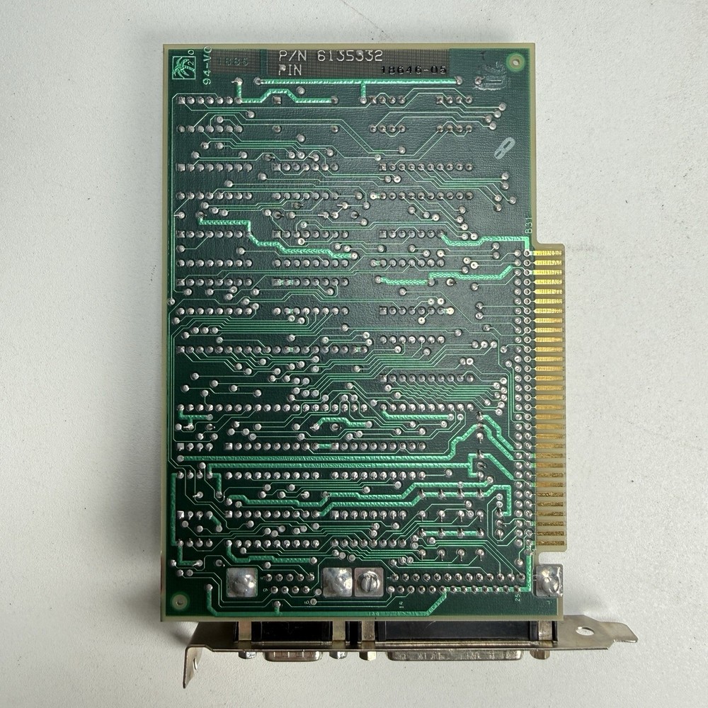 IBM Serial Parallel Adapter Card For Vintage IBM PCs