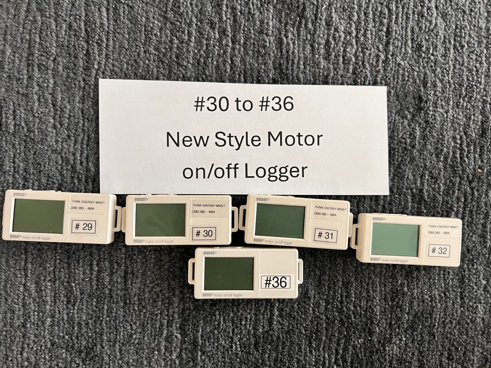 Energy Management: ONSET DATA LOGGERS, excellent condition.