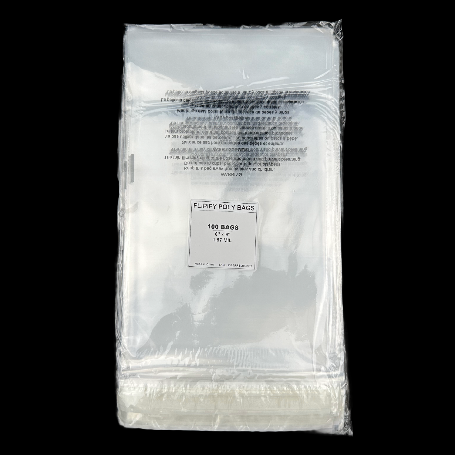 Resealable Suffocation Warning Poly Bags Mailers Plastic Amazon FBA