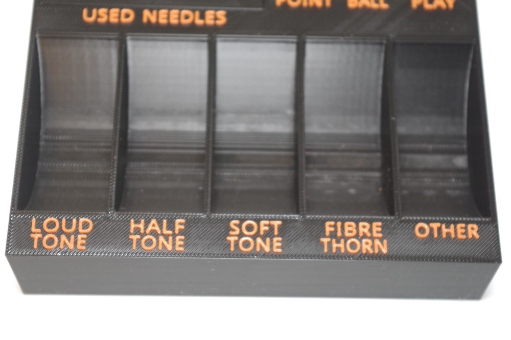 Storage Box for 78 RPM Phonograph Gramophone Needles - Various Compartments