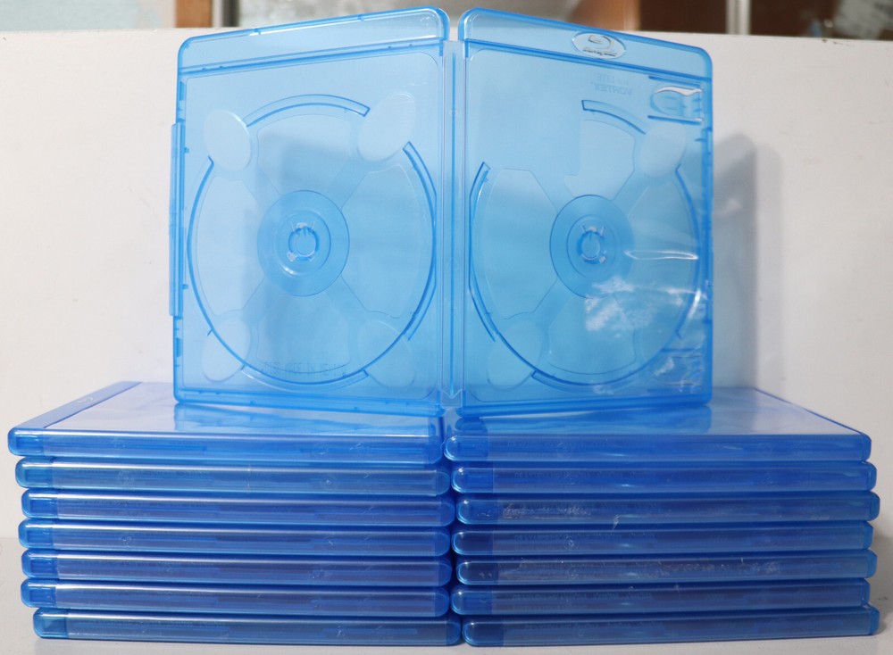 Vortex Eco-Lite 2-Disc Double 11mm Blu-ray Replacement Cases Shells CHOOSE # NEW