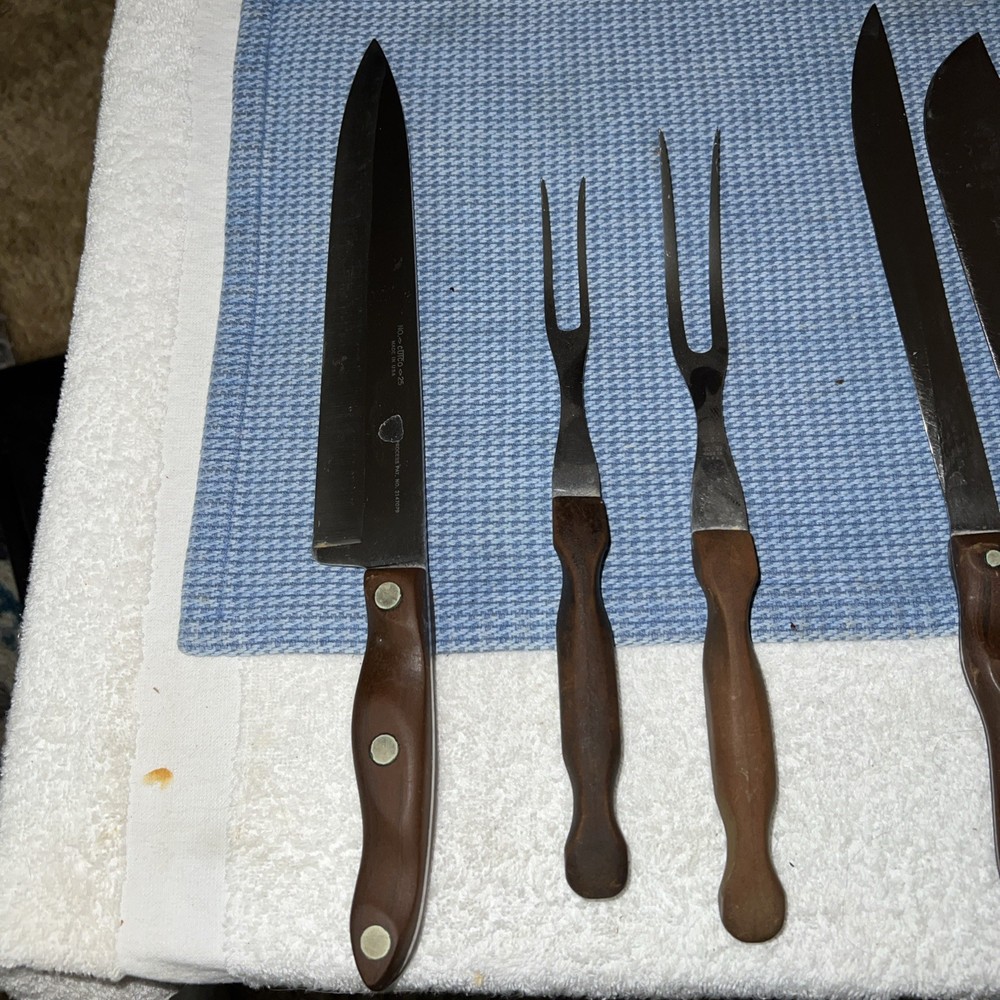 Cutco Vintage Bakelite Wall Mount Knife Set 7-Piece, Slicer Server
